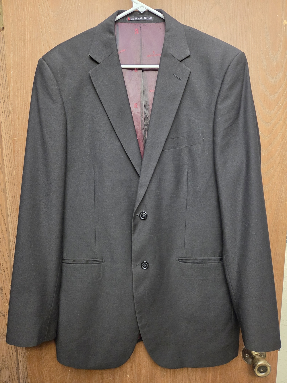 Valentino Men's Black Two-Button Suit Jacket